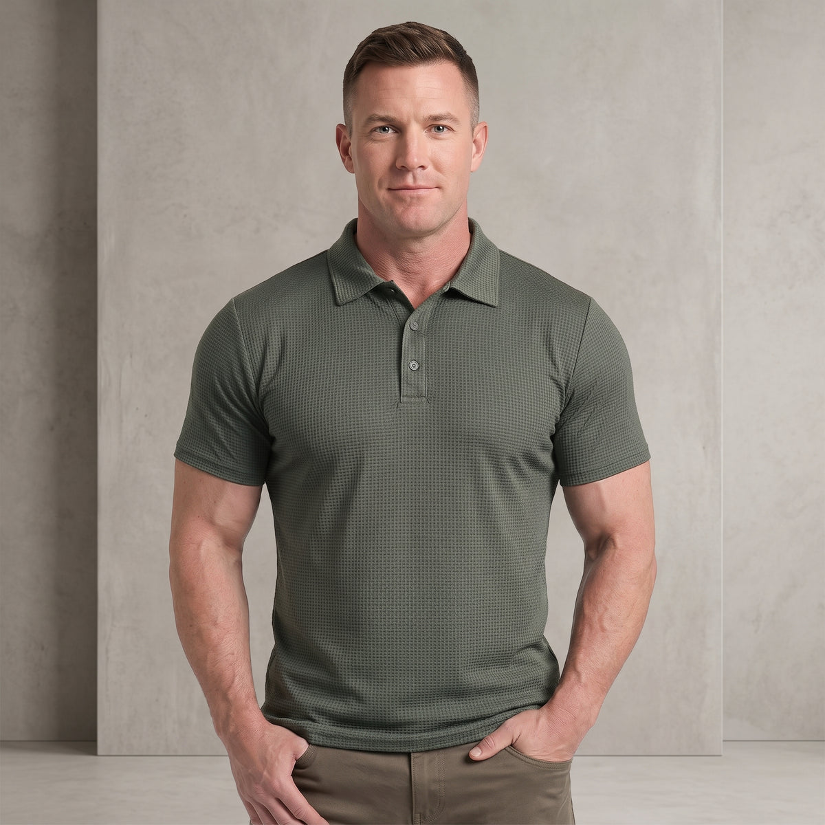Camisa polo ultra cómoda para hombre