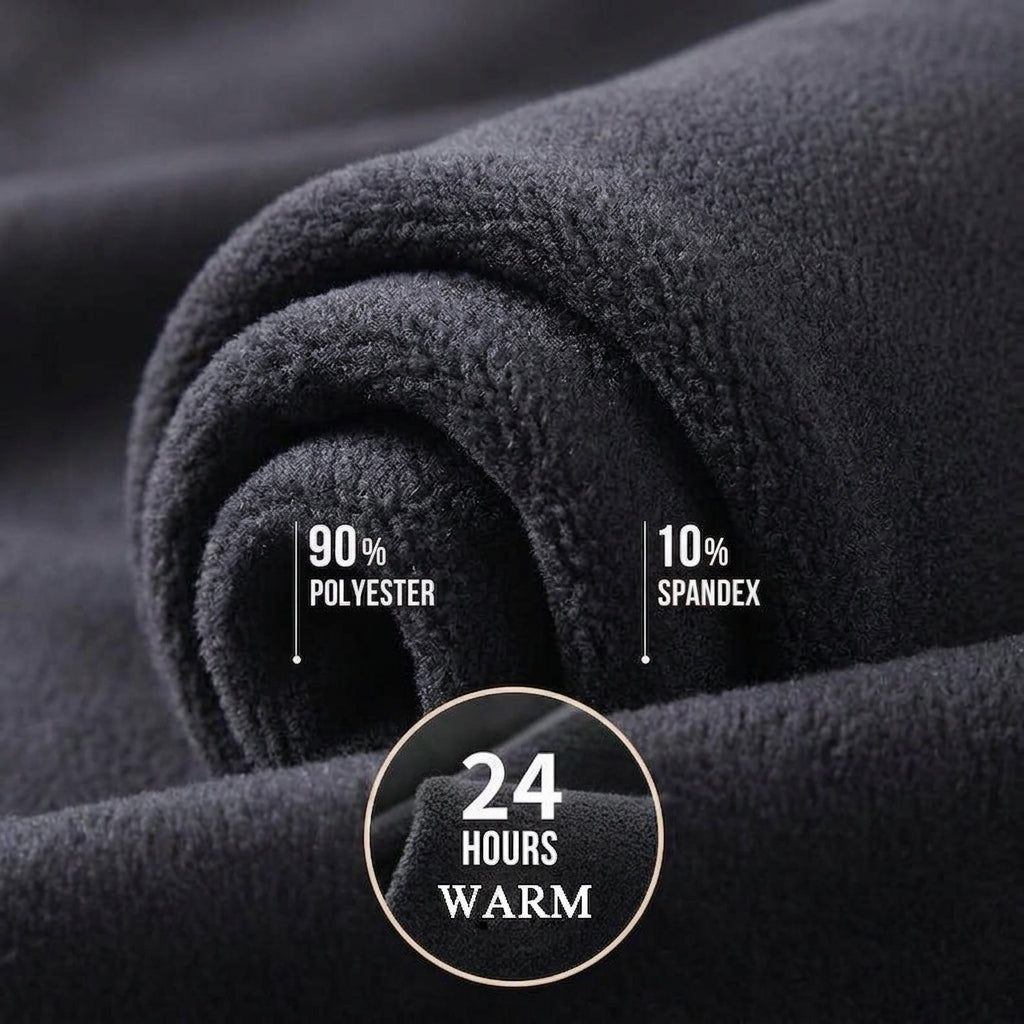 Pantalones vaqueros ajustados elásticos de felpa cálida para mujer