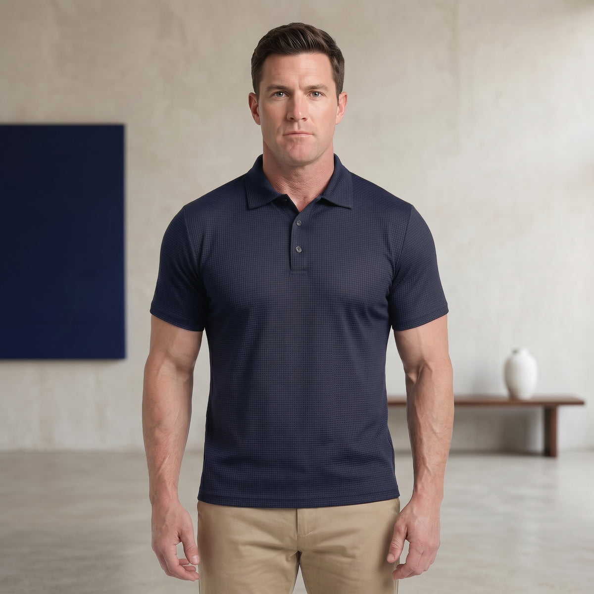 Camisa polo ultra cómoda para hombre