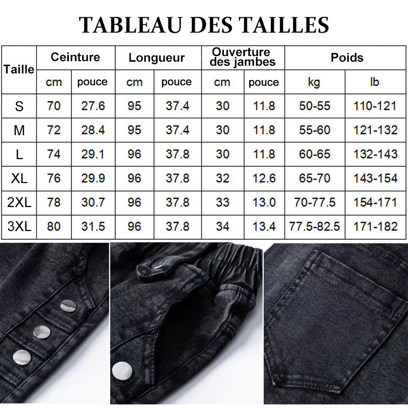 Pantalones vaqueros ajustados elásticos de felpa cálida para mujer